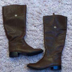 Tory Burch riding boots wide calf